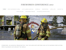 Tablet Screenshot of firewomen.org
